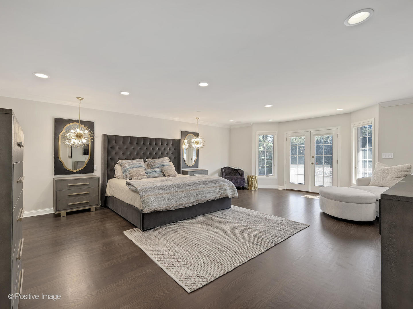 8151 Lake Ridge Drive Burr Ridge, IL 60527 - Photo 20 of 46 a bedroom with furniture and wooden floor