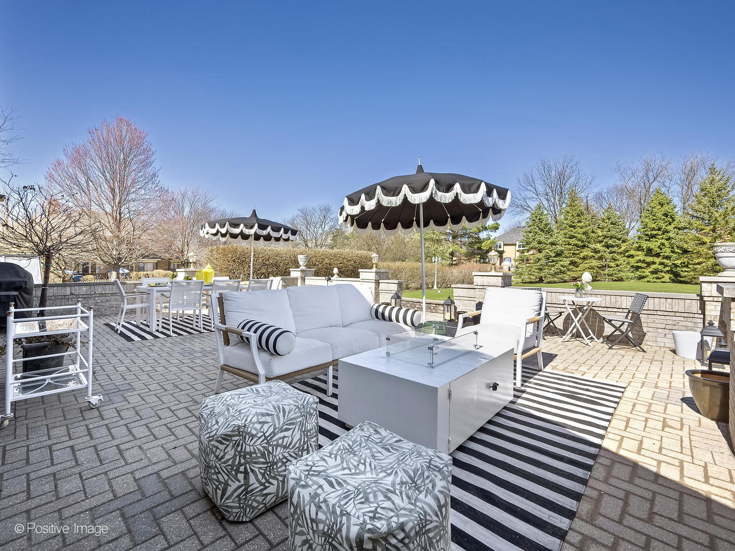 8151 Lake Ridge Drive Burr Ridge, IL 60527 - Photo 35 of 46 a view of a roof deck with couches and potted plants
