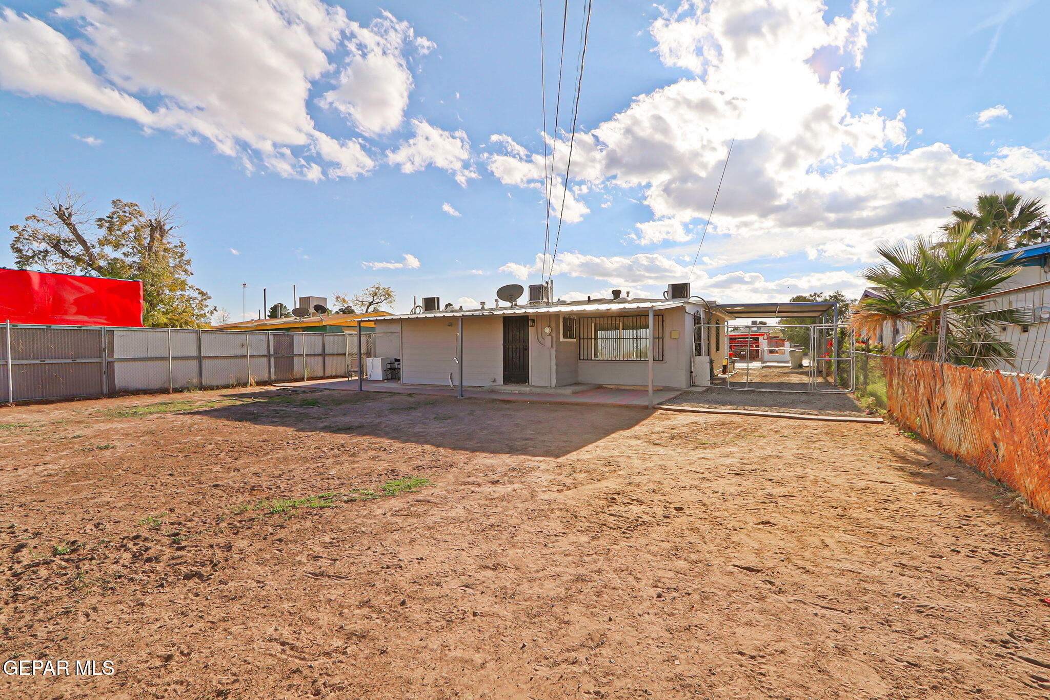 8339 White Road El Paso, TX 79907 - Photo 6 of 31 a view of backyard with large trees