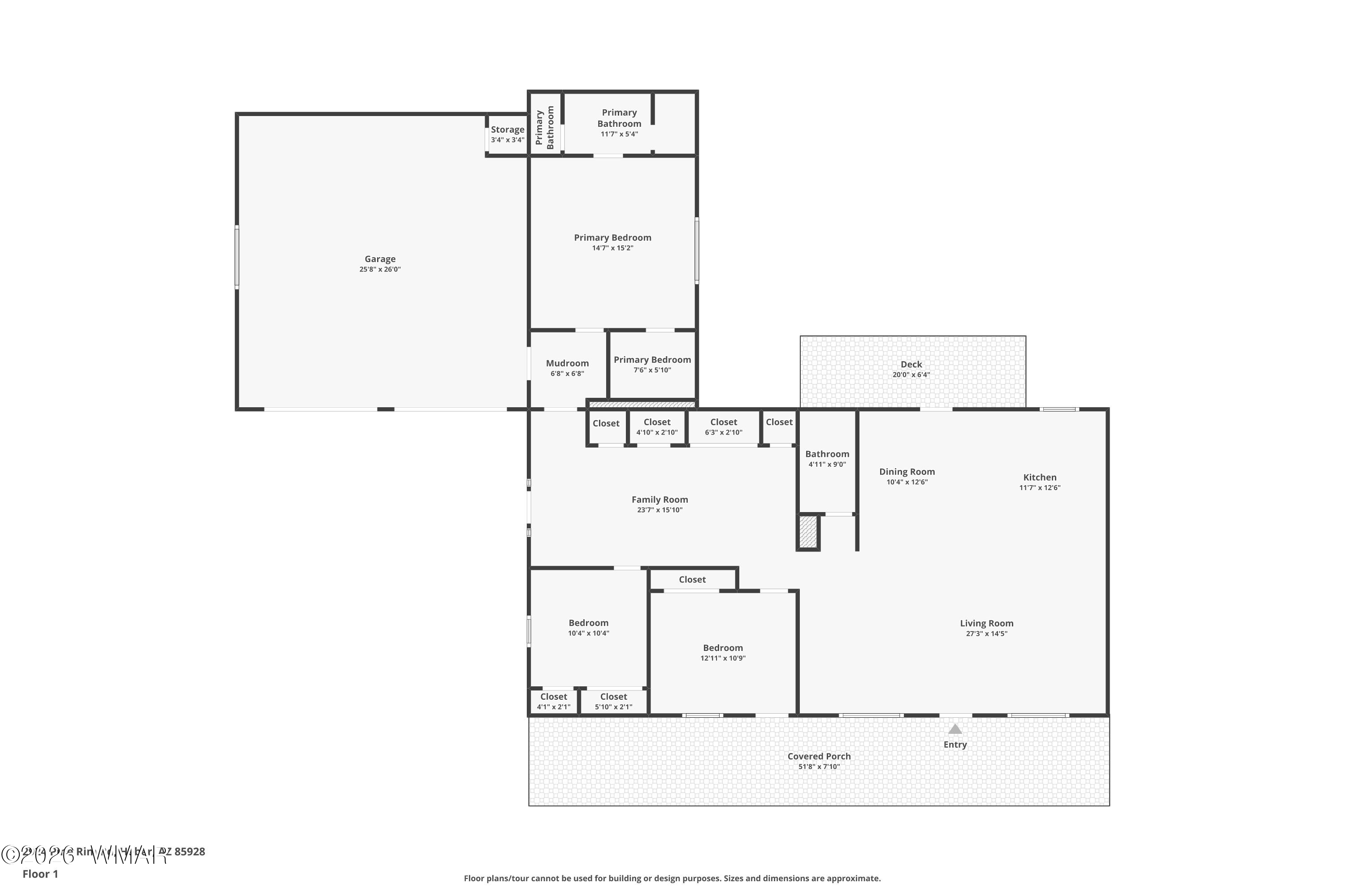 2924 Pine Rim Road Overgaard, AZ 85933 - Photo 43 of 43 a picture of floor plan