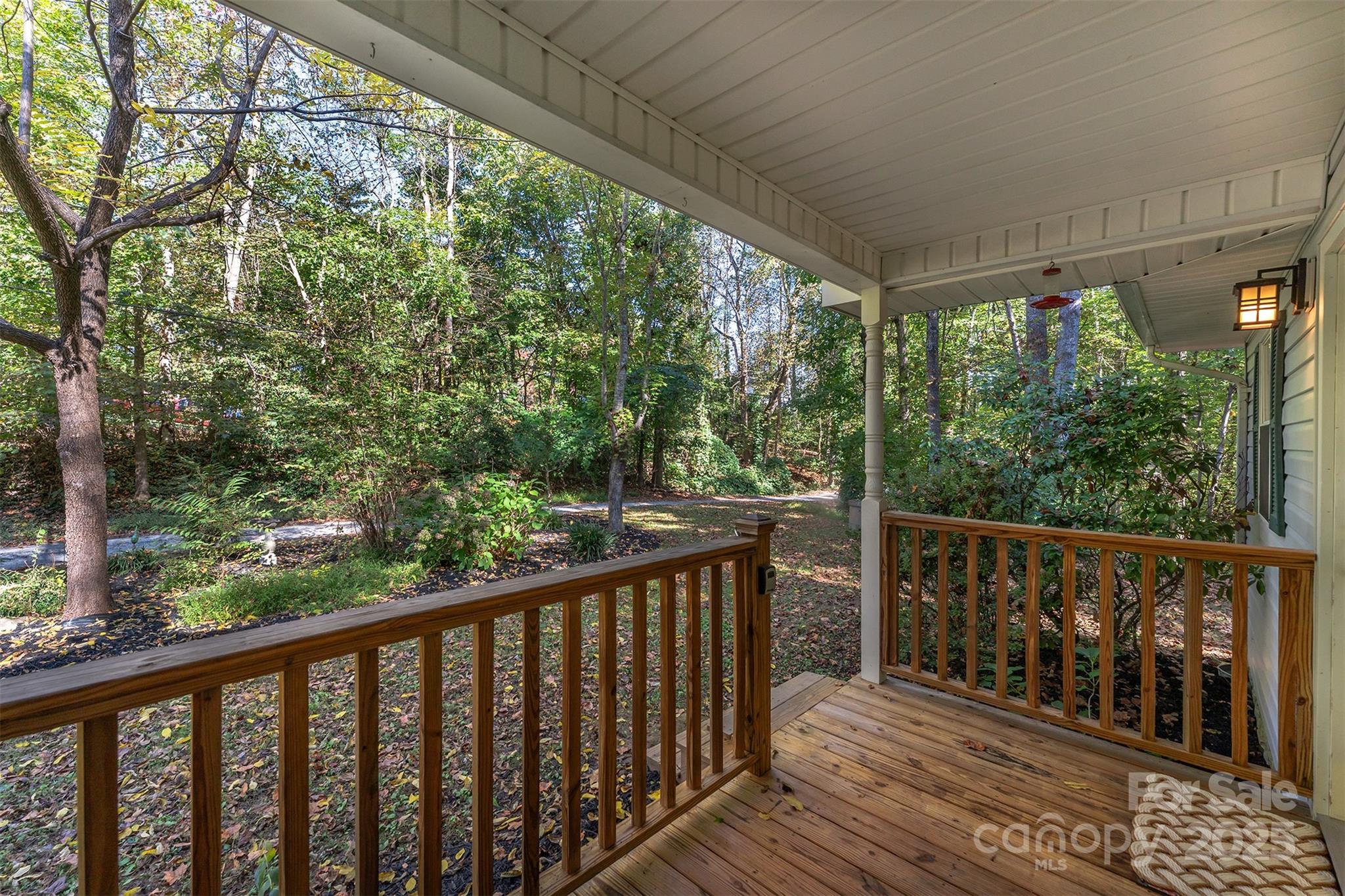 141 Willets Point Boulevard Nebo, NC 28761 - Photo 4 of 29 a view of a balcony with wooden floor