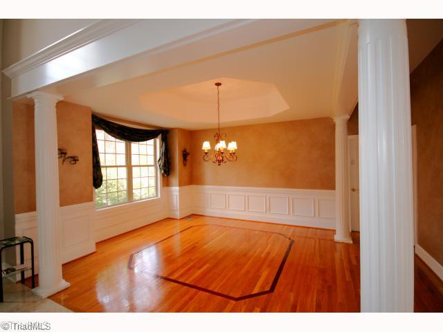 8523 Rosedale Drive Oak Ridge, NC 27310 - Photo 3 of 15 Dining Room. Distinctive and more...enough room for a very large table, sideboards and buffets!