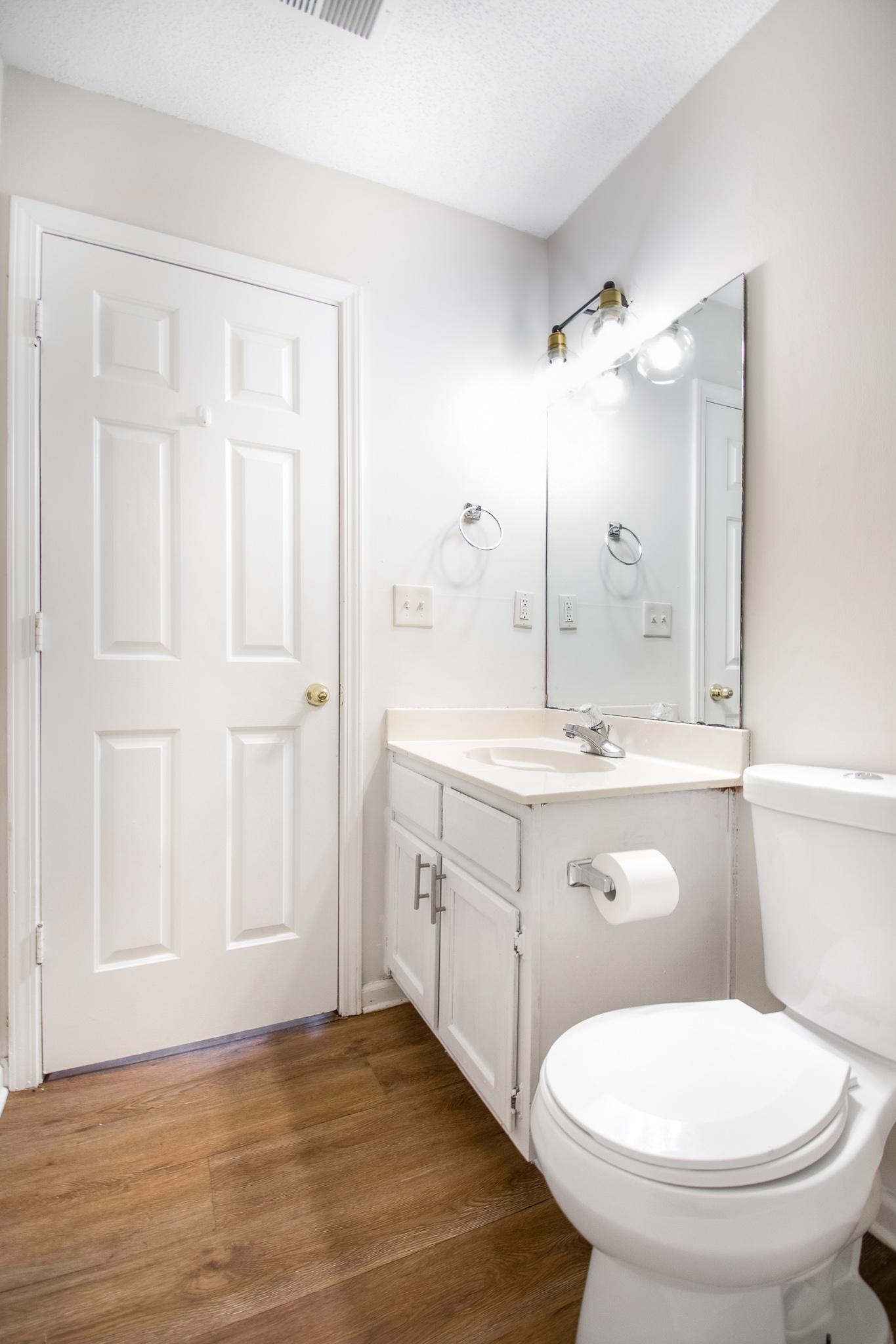 6909 Finch Road Memphis, TN 38141 - Photo 17 of 20 a bathroom with a toilet sink and mirror