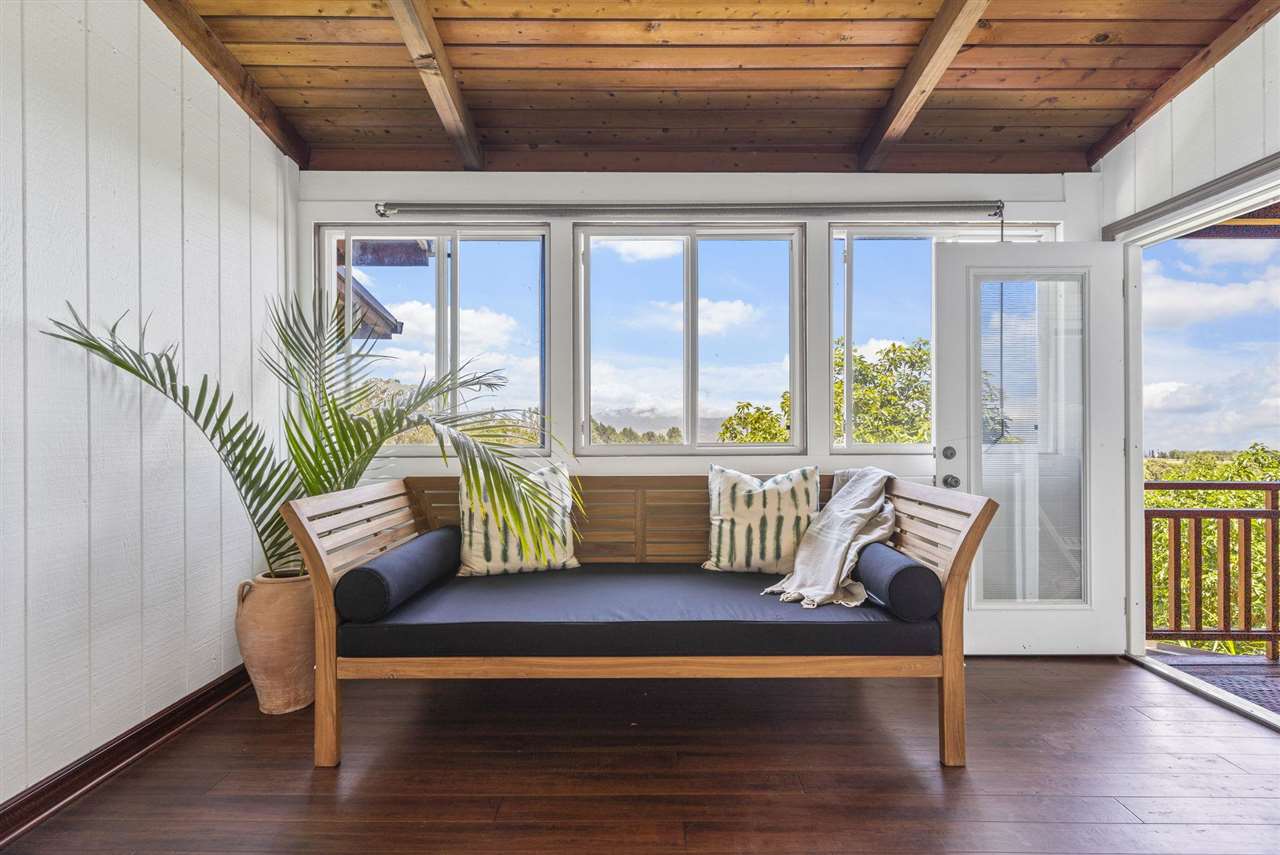 2560 Kokomo Road Haiku, HI 96708 - Photo 5 of 30 a view of a room with furniture and a window