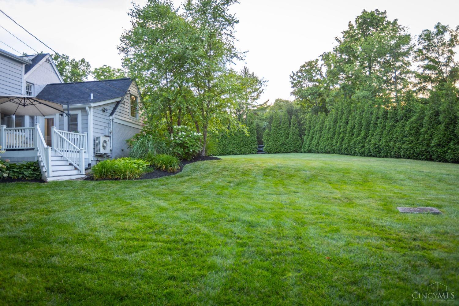 4780 Miami Road Cincinnati, OH 45243 - Photo 46 of 60 The yard is meticulous and offers great privacy and room for activities.