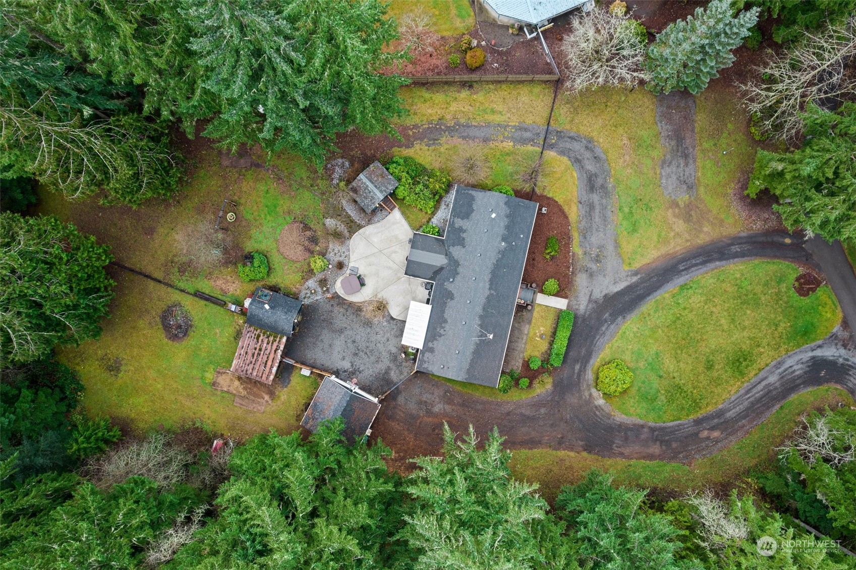 454 Harmon Road, Unit 11 Chehalis, WA 98532 - Photo 1 of 28 an aerial view of a house with outdoor space pool seating area and yard