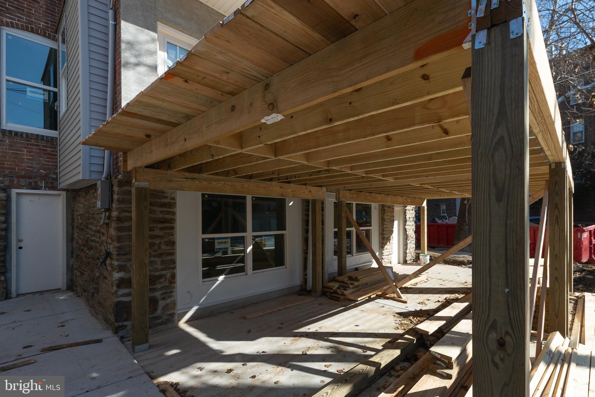 7002 Cresheim Road Philadelphia, PA 19119 - Photo 15 of 16 Rear decks with parking underneath