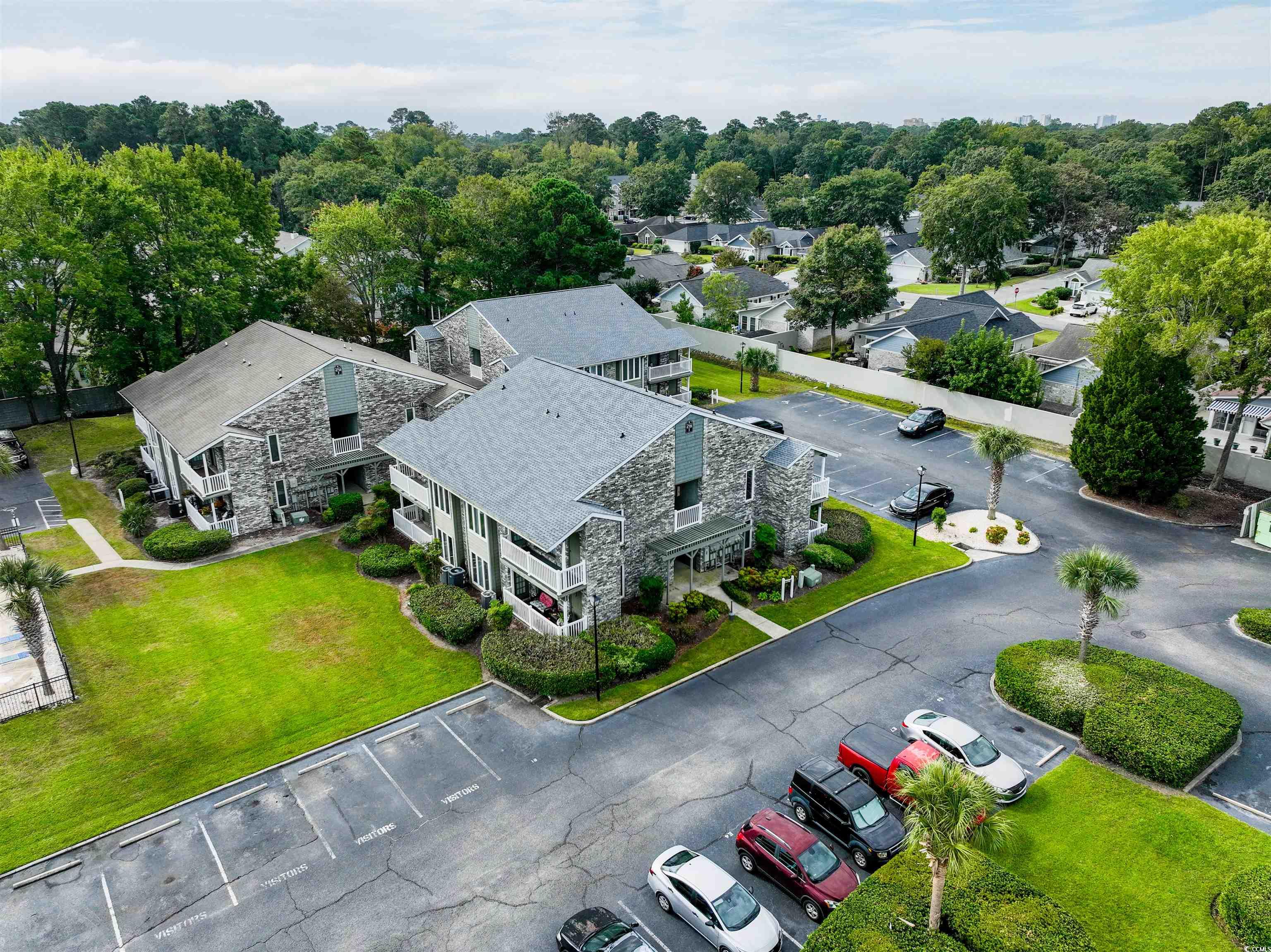4708 Cobblestone Drive, Unit I8 Myrtle Beach, SC 29577 - Photo 2 of 15 Aerial perspective of suburban area