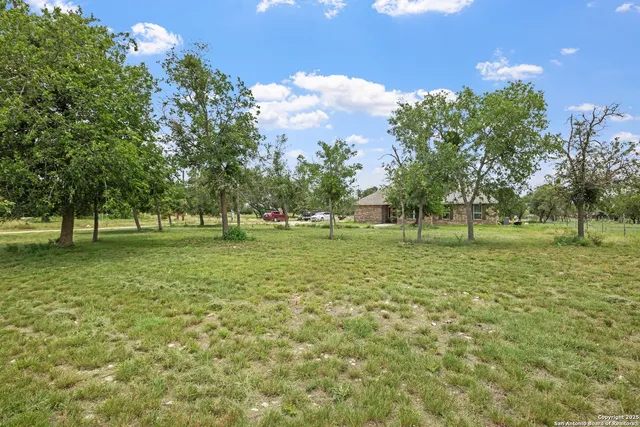 a view of a green field