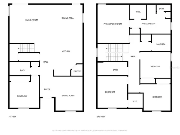 an aerial view of residential house with outdoor space and parking