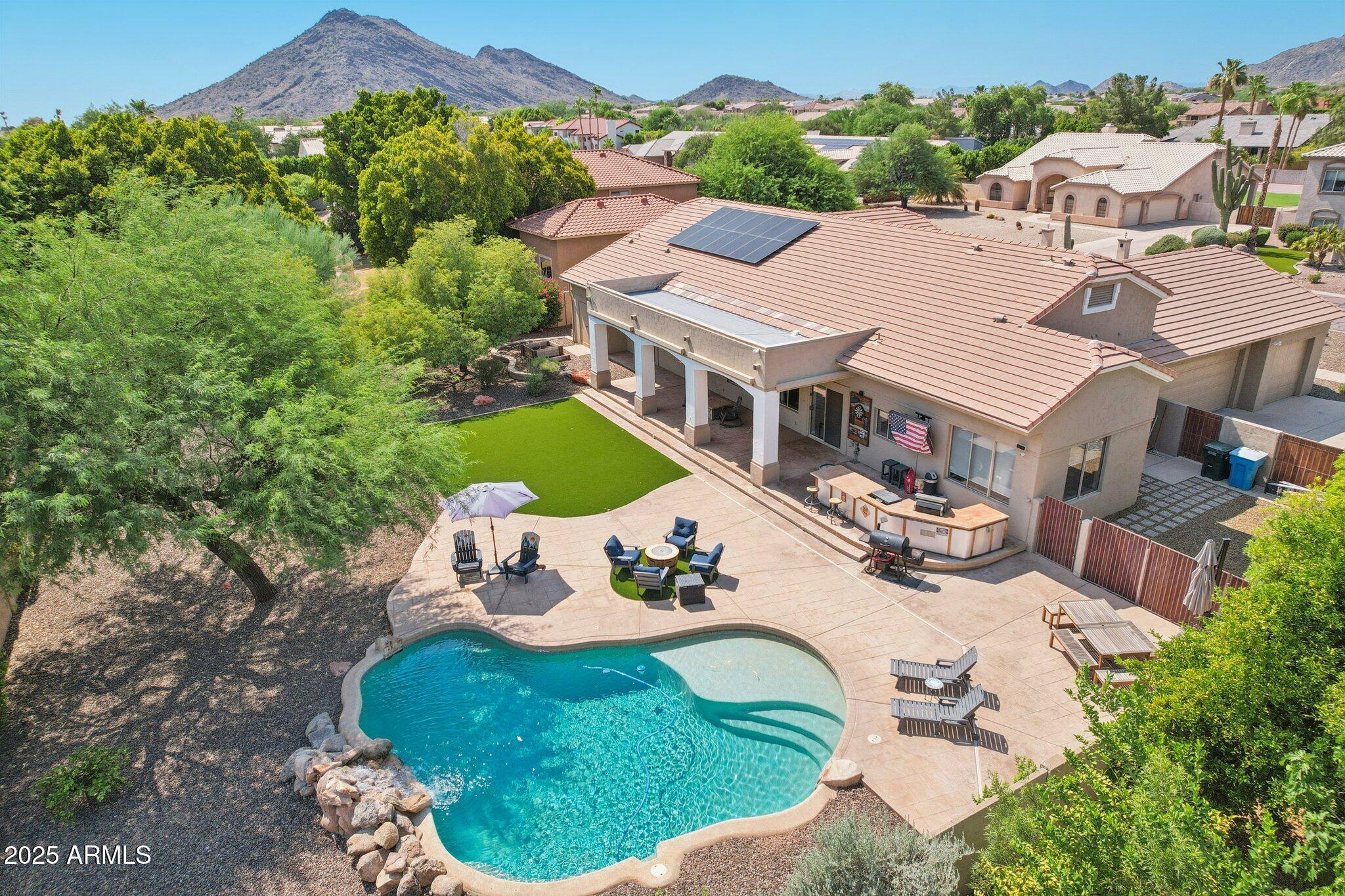4815 West Saddlehorn Road Phoenix, AZ 85083 - Photo 1 of 40 Backyard Aerial View