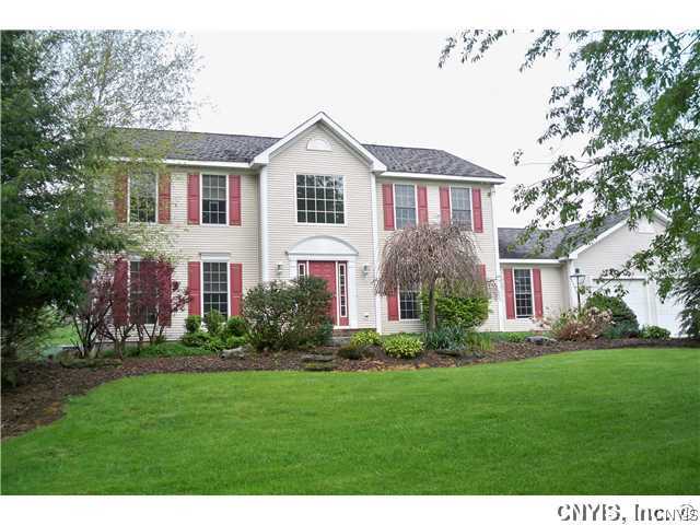Exterior Front. Colonial on 25 plus acres.