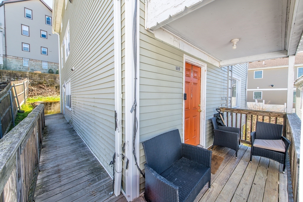 801 North Main Street Fall River, MA 02720 - Photo 8 of 20 a view of a balcony with wooden floor