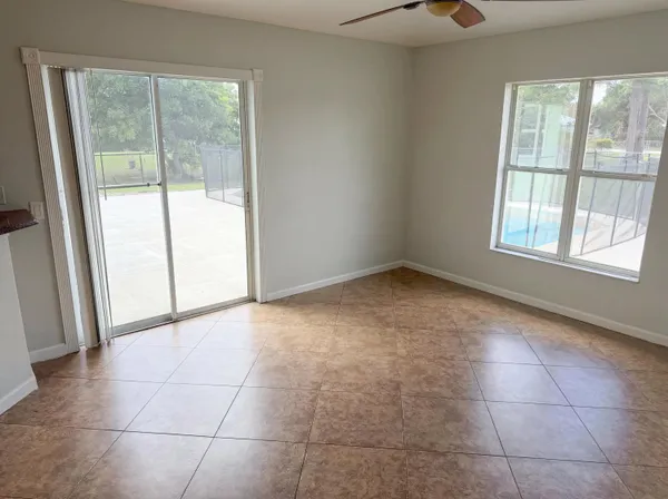 a view of empty room