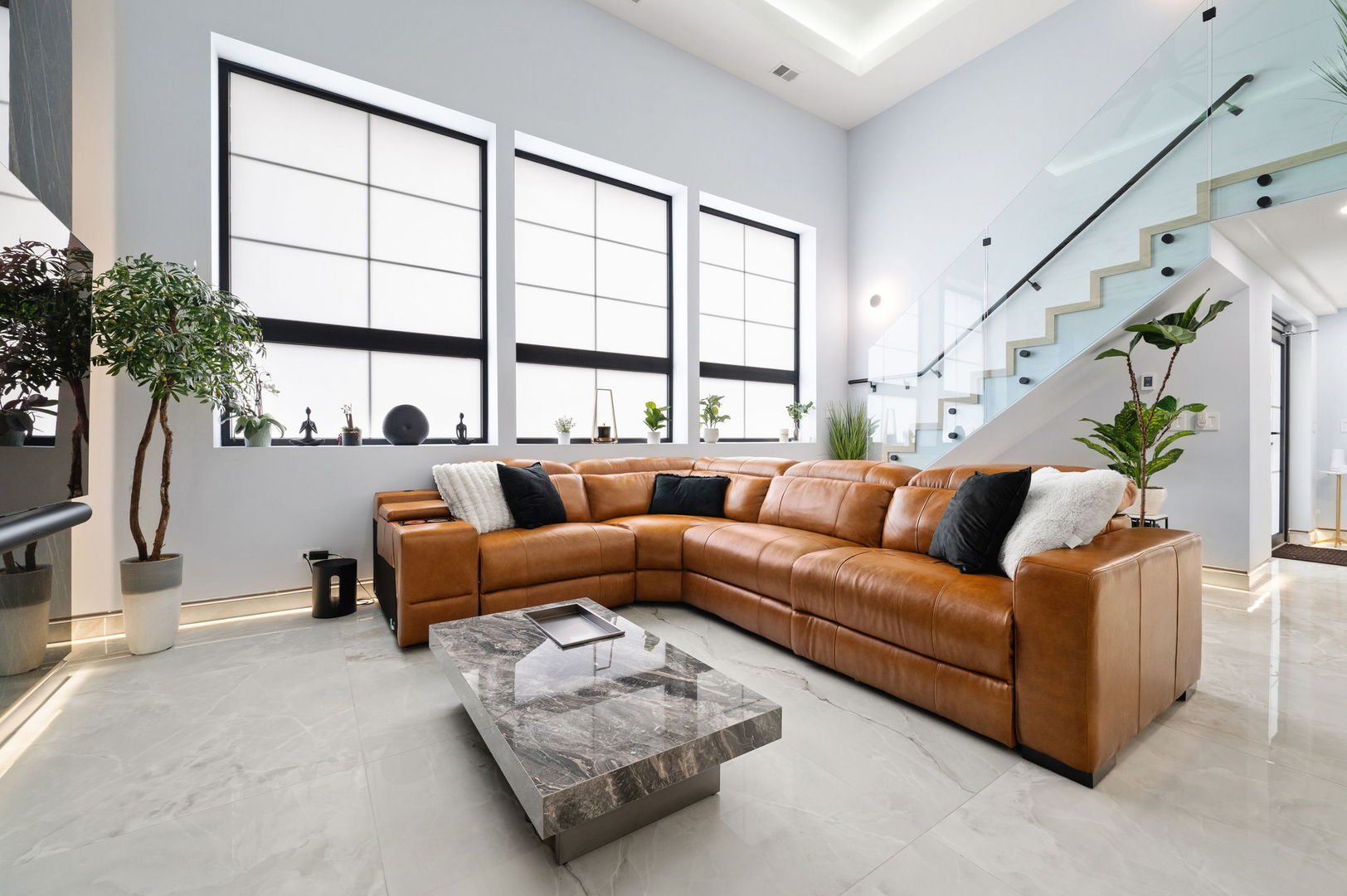 3024 West Irving Park Road, Unit 1S Chicago, IL 60618 - Photo 5 of 44 a living room with furniture and a large window