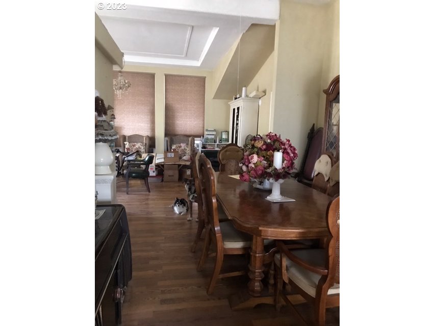 210 Quail Drive Spray, OR 97874 - Photo 5 of 6 a dining room with furniture and wooden floor