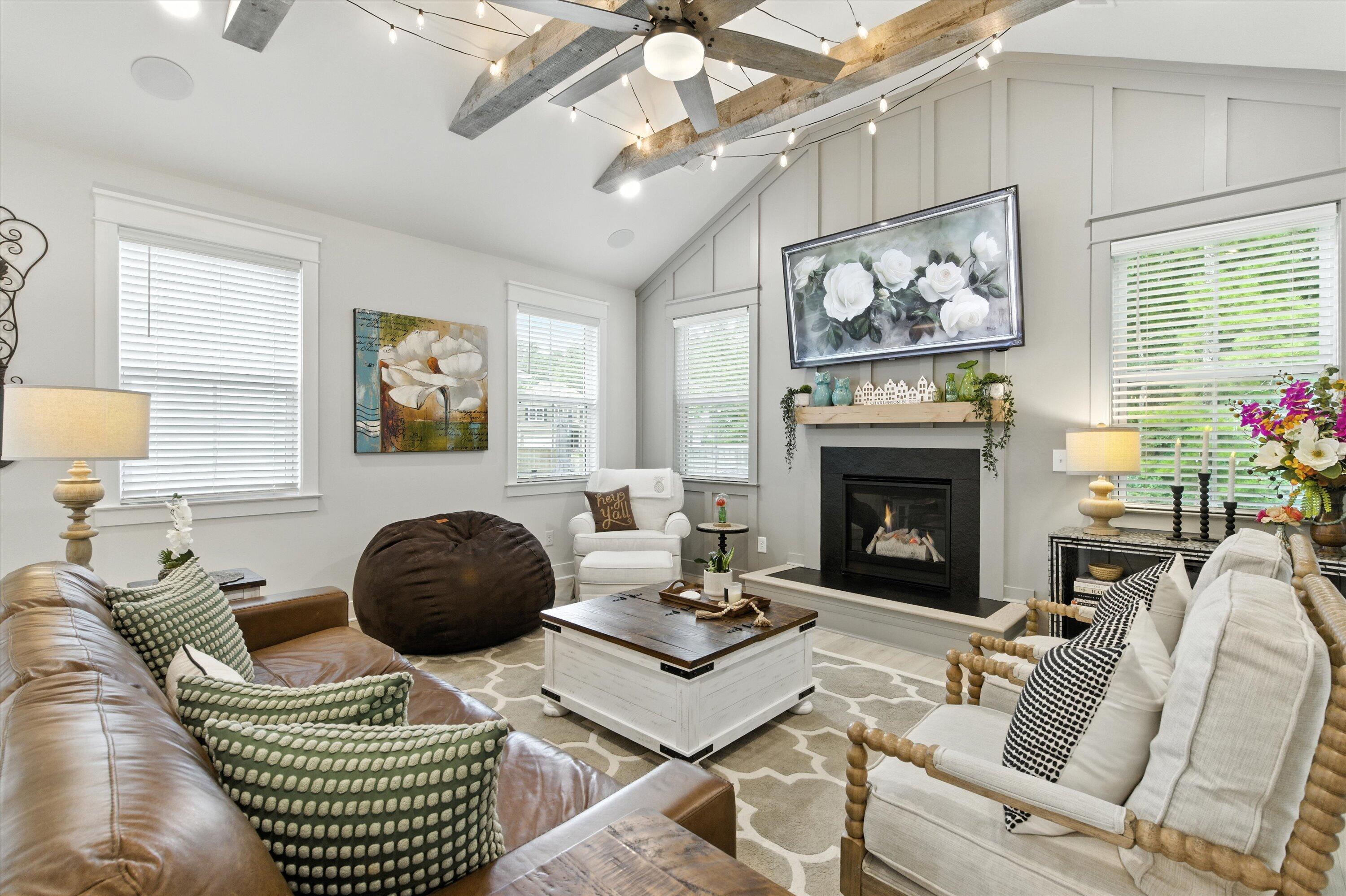 142 Boots Branch Road Summerville, SC 29485 - Photo 24 of 57 Vaulted Family Room