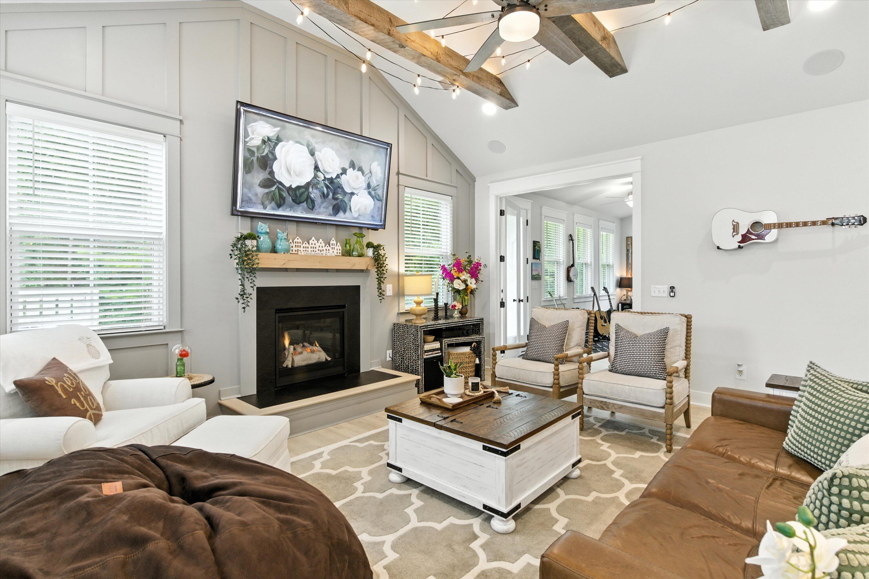 142 Boots Branch Road Summerville, SC 29485 - Photo 25 of 57 Family Room with Gas Fireplace
