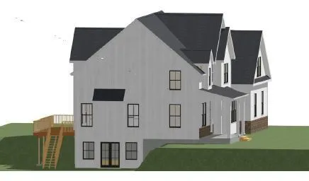 a very nice looking building with a big yard