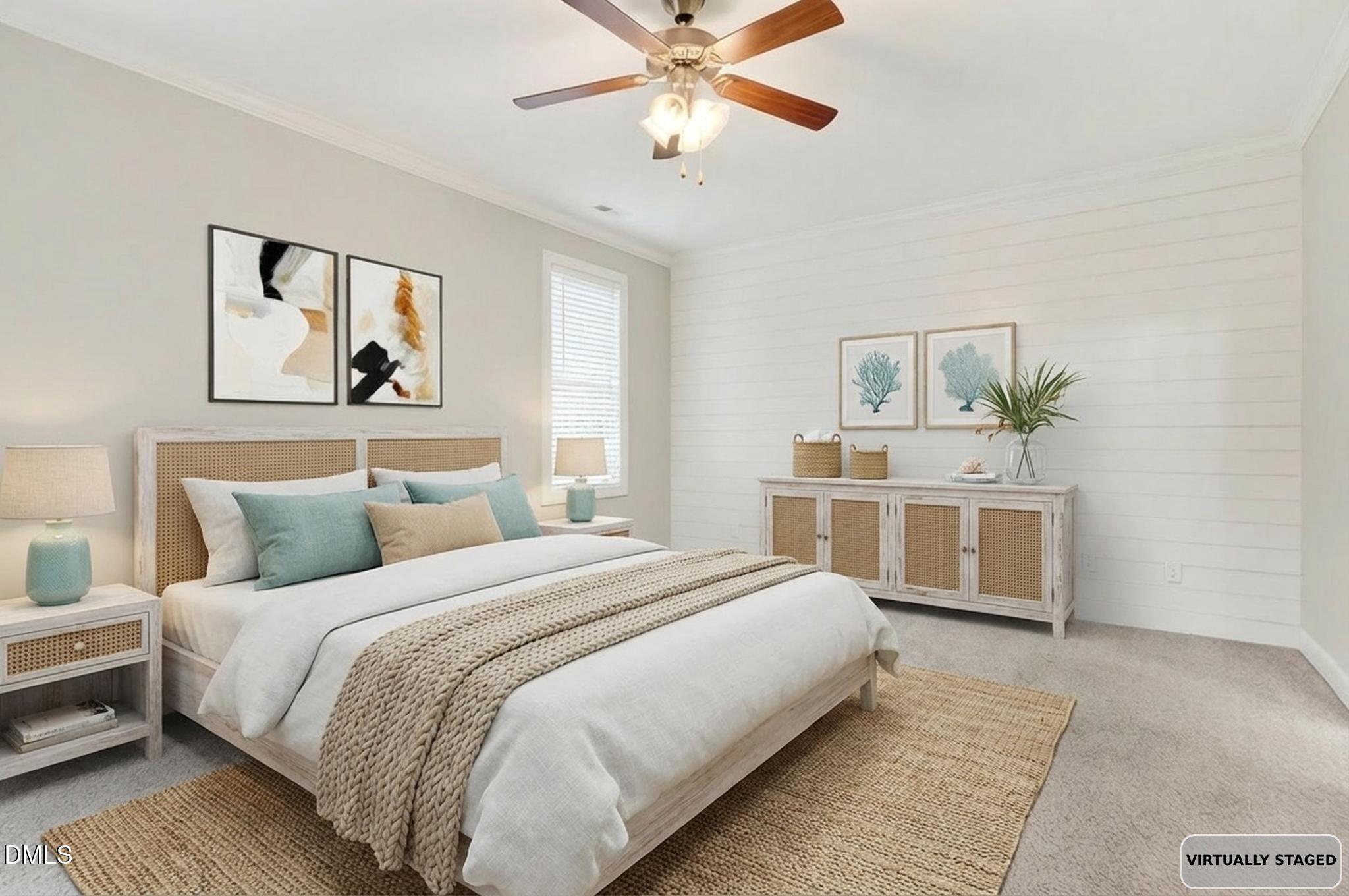 5441 Fantasy Moth Drive Garner, NC 27529 - Photo 16 of 55 a bedroom with a bed and a chandelier