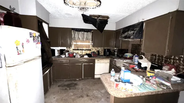 a room with storage and utility