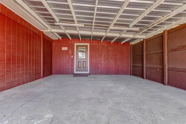 a view of empty room