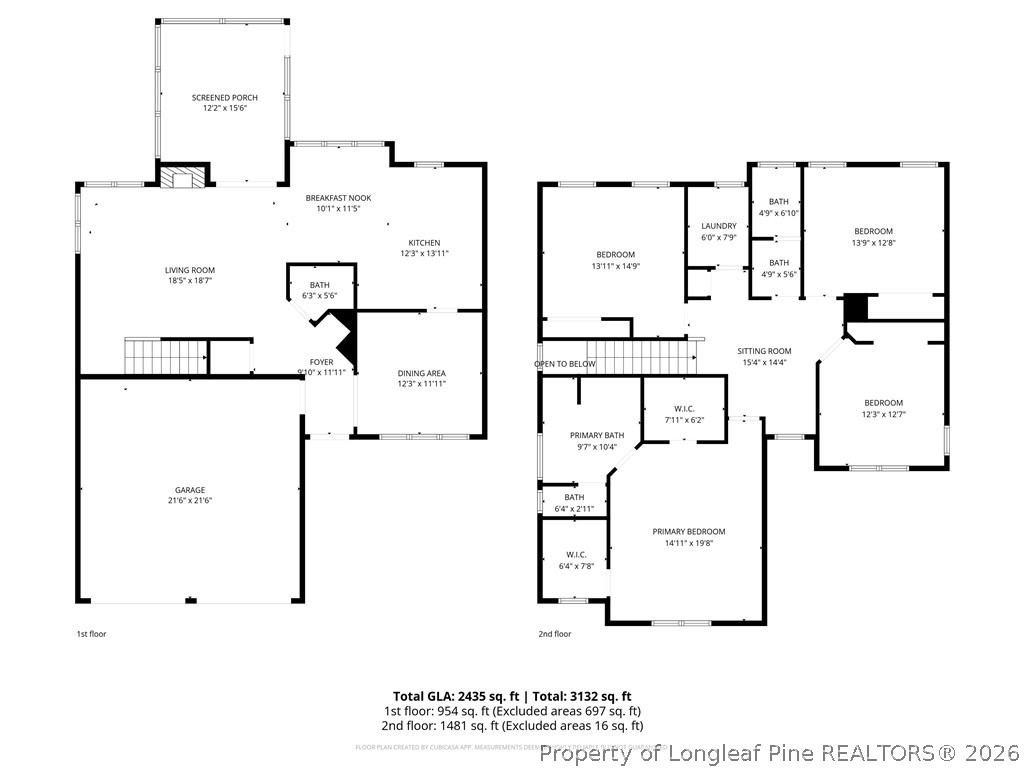 886 Micahs Way North Spring Lake, NC 28390 - Photo 50 of 50 a picture of a floor plan