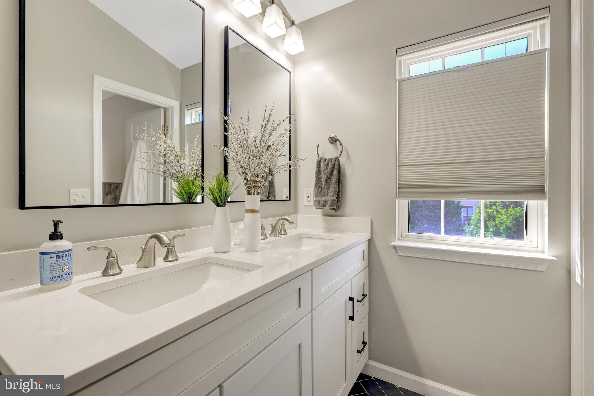 45509 Trail Run Terrace Sterling, VA 20164 - Photo 45 of 64 a bathroom with a sink and a mirror