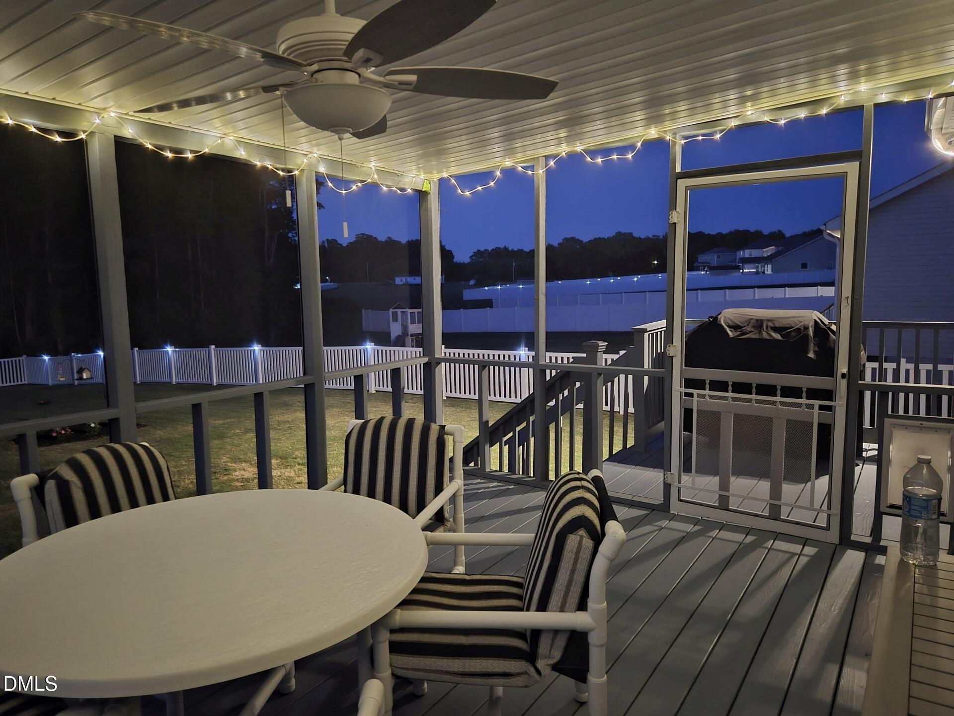 130 Aylebury Ridge Zebulon, NC 27597 - Photo 40 of 41 a view of a chairs and table in patio