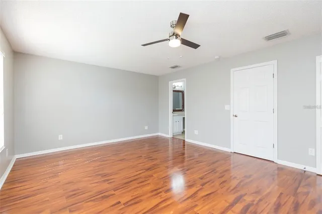 wooden floor in an empty room