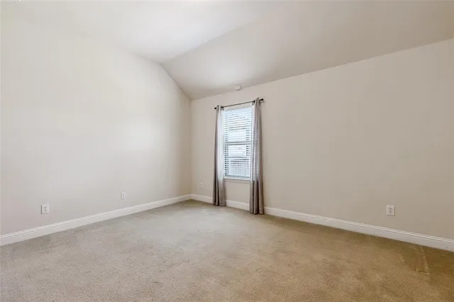 a view of staircase with large window