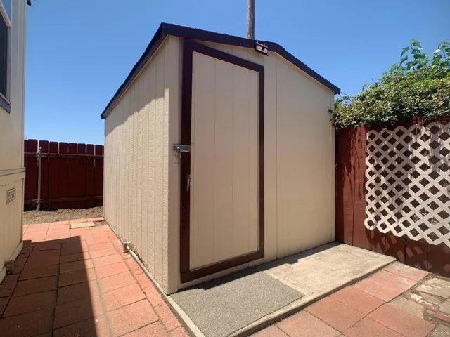 a backyard view of a house