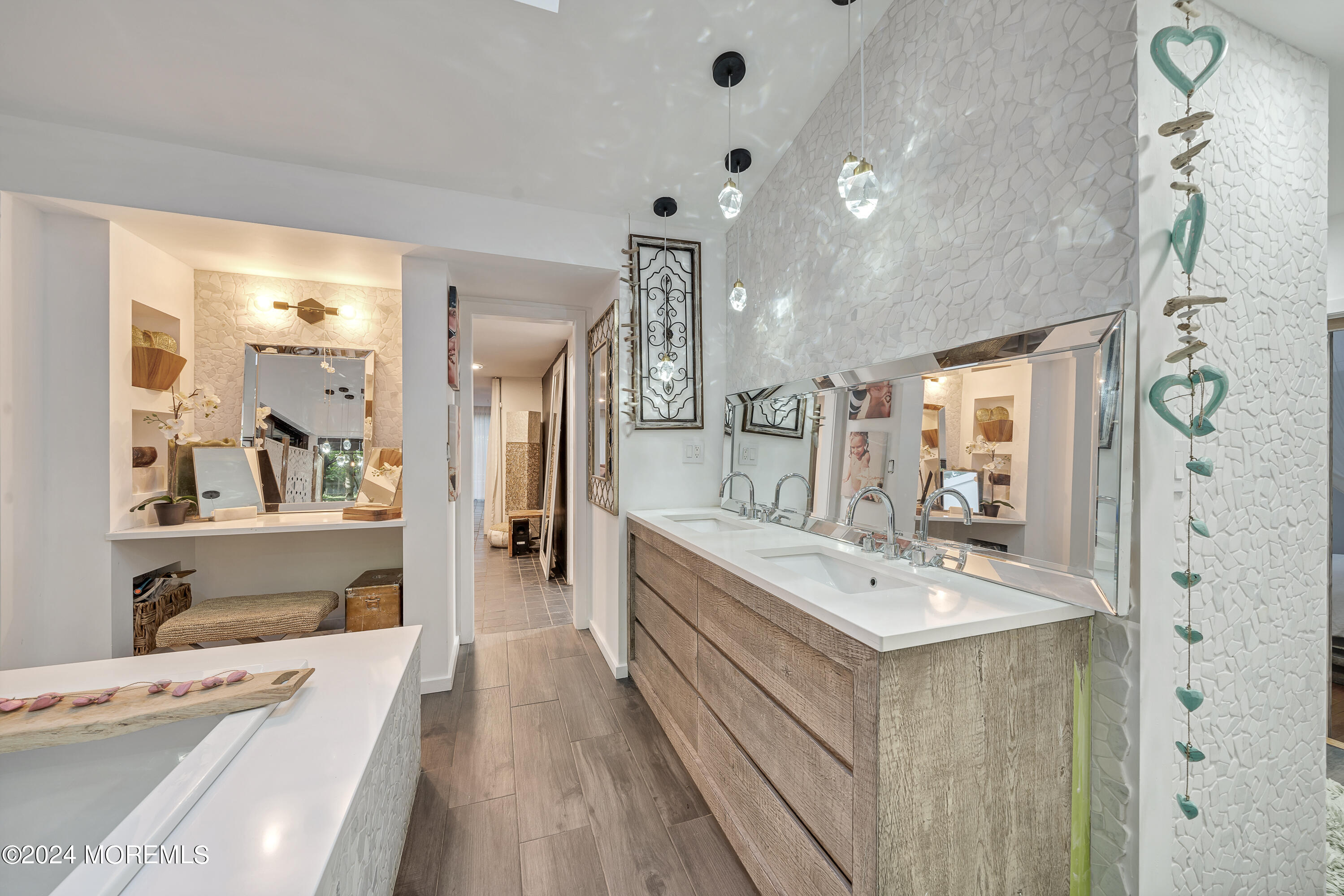 77 Telegraph Hill Road Holmdel, NJ 07733 - Photo 15 of 31 a large white kitchen with a large window