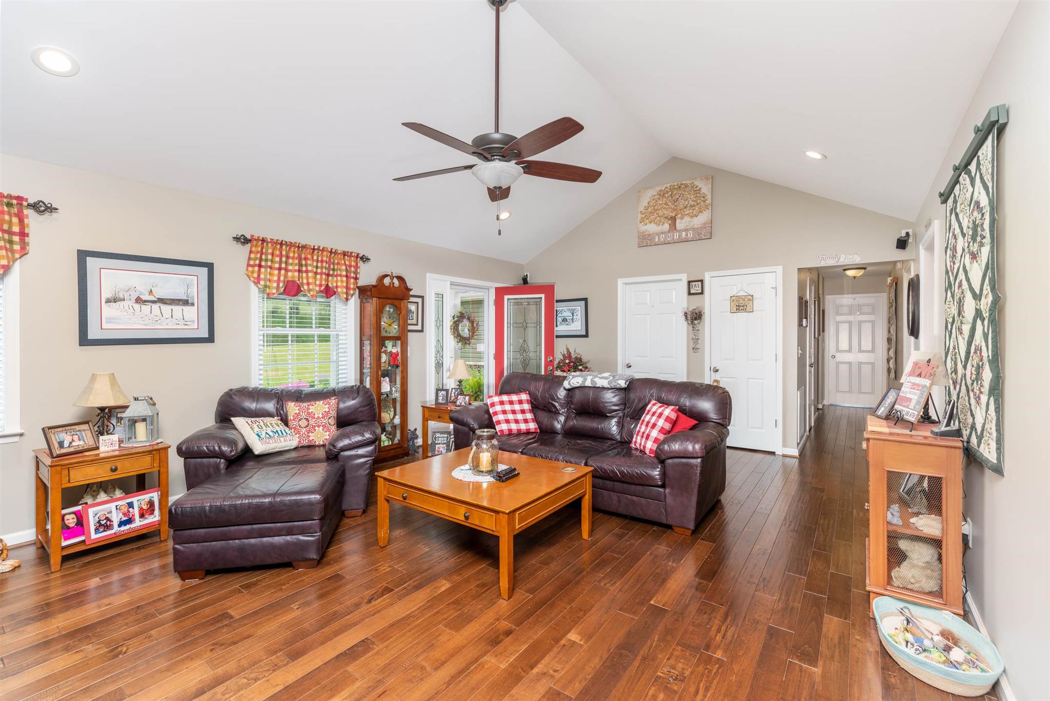212 Lyles Road Raphine, VA 24472 - Photo 31 of 69 a living room with furniture and wooden floor