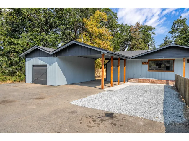a house with a outdoor space
