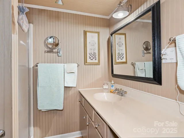 a view of a storage in a room