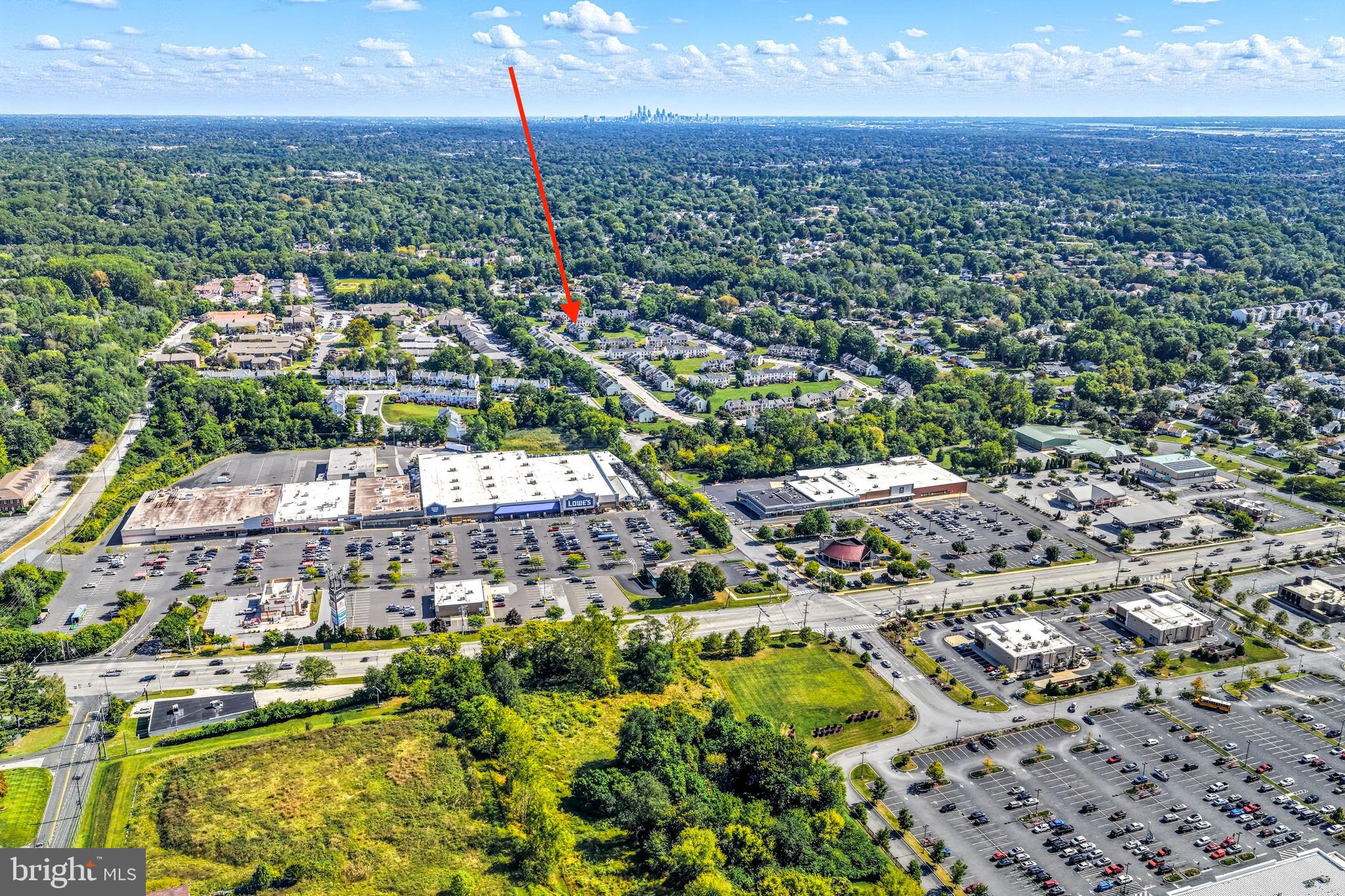 303 Scola Road Brookhaven, PA 19015 - Photo 43 of 56 a view of a city with tall buildings