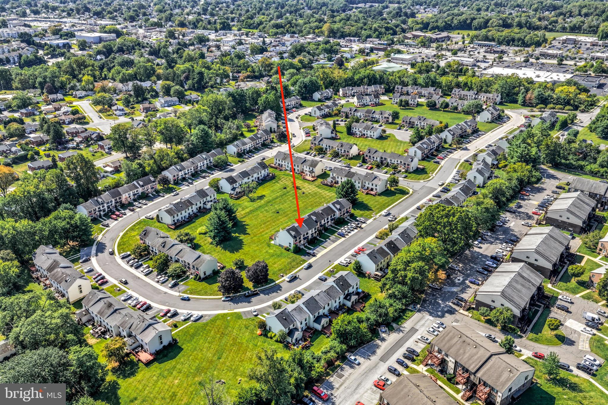 303 Scola Road Brookhaven, PA 19015 - Photo 53 of 56 an aerial view of a swimming pool and mountain