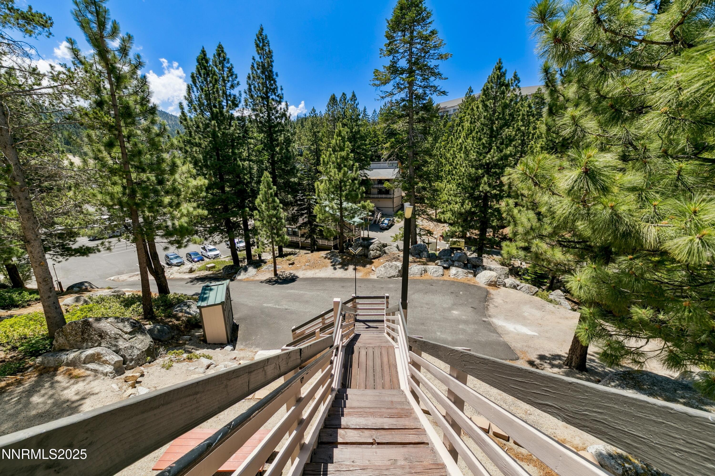 305 Galaxy Lane, Unit 2 Stateline, NV 89449 - Photo 24 of 46 a view of a wooden floor and a yard