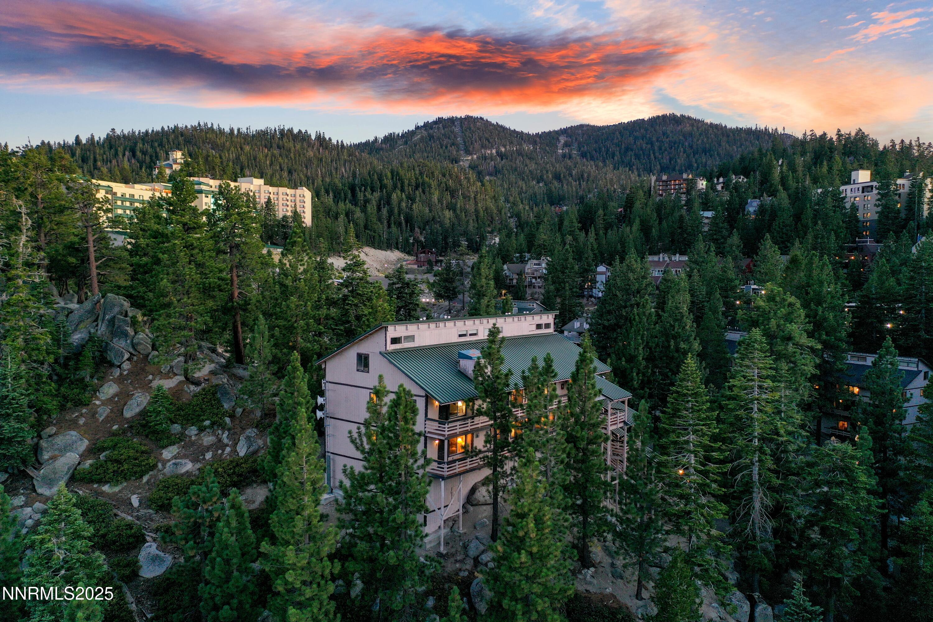 305 Galaxy Lane, Unit 2 Stateline, NV 89449 - Photo 35 of 46 a view of a city with lush green forest