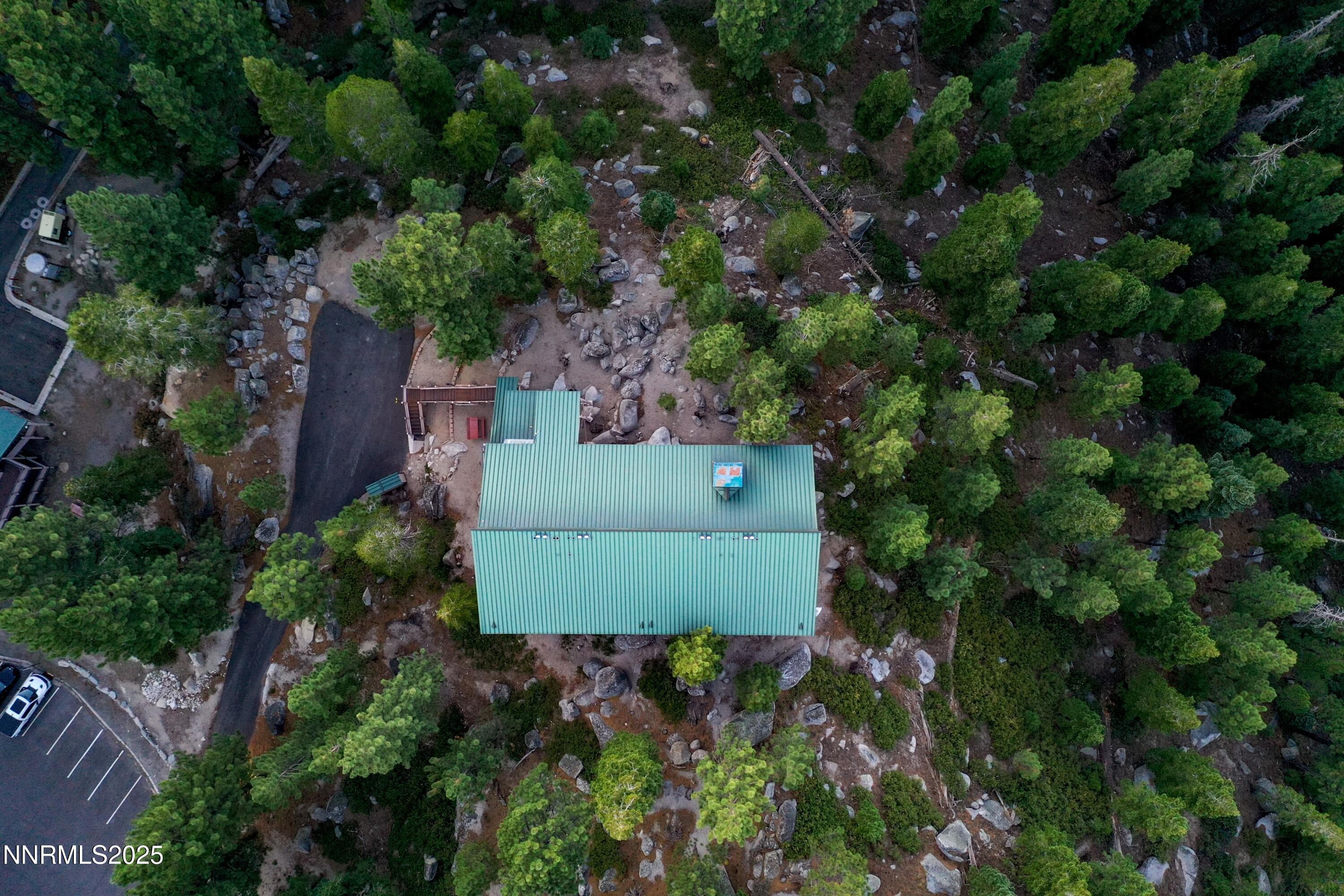 305 Galaxy Lane, Unit 2 Stateline, NV 89449 - Photo 36 of 46 an aerial view of a house with a garden