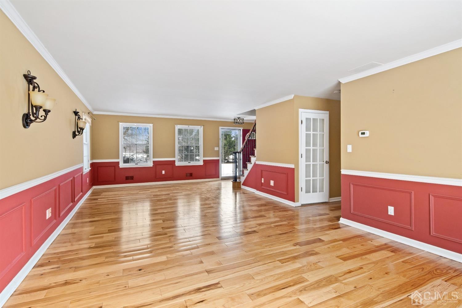 238 Dey Road Cranbury, NJ 08512 - Photo 6 of 42 a living room with furniture and a wooden floor