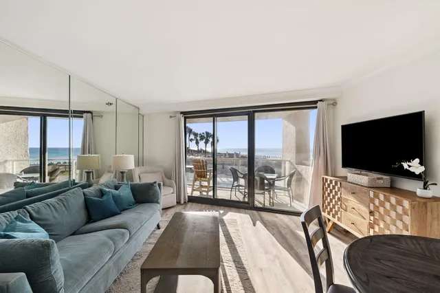 a view of a swimming pool with a terrace