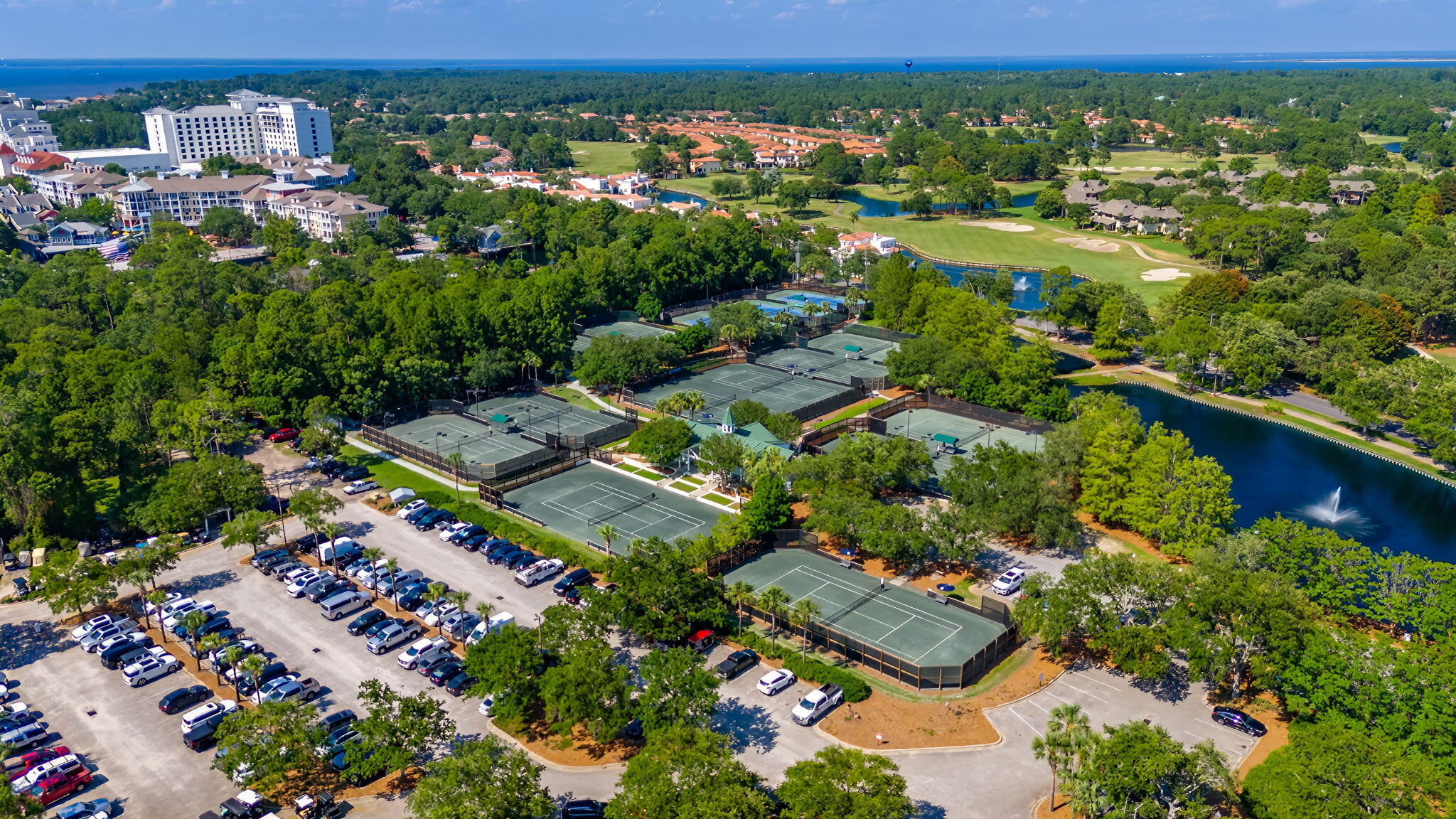 4221 Beachside 2, Unit 4221 Miramar Beach, FL 32550 - Photo 63 of 85 14-Tennis Aerial 2