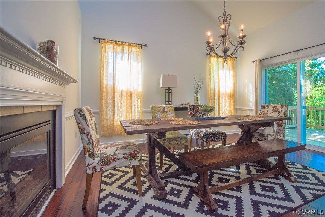 9330 Springmount Terrace Chesterfield, VA 23832 - Photo 13 of 38 a view of a dining room with furniture window and outside view