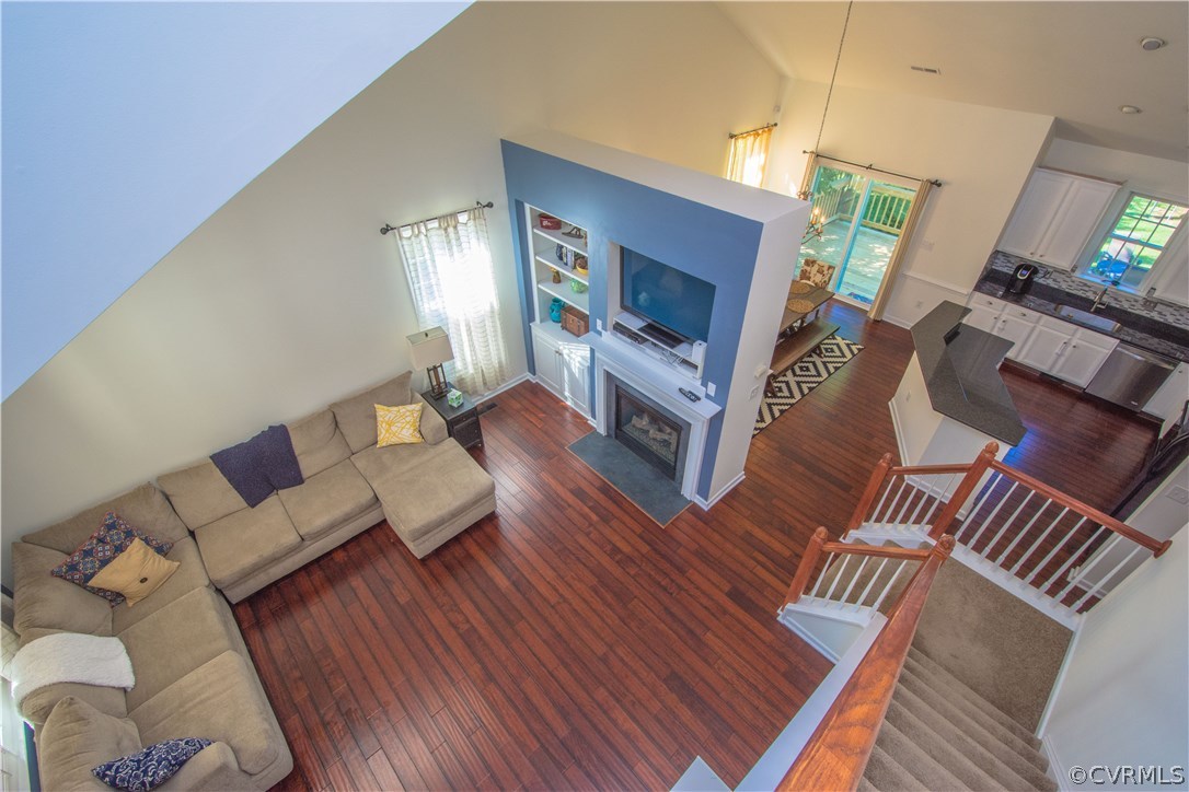 9330 Springmount Terrace Chesterfield, VA 23832 - Photo 34 of 38 a living room with furniture and a flat screen tv