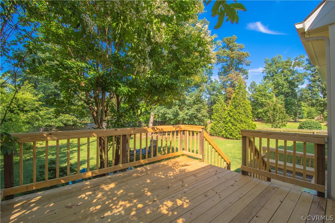 9330 Springmount Terrace Chesterfield, VA 23832 - Photo 36 of 38 a view of a balcony with wooden floor