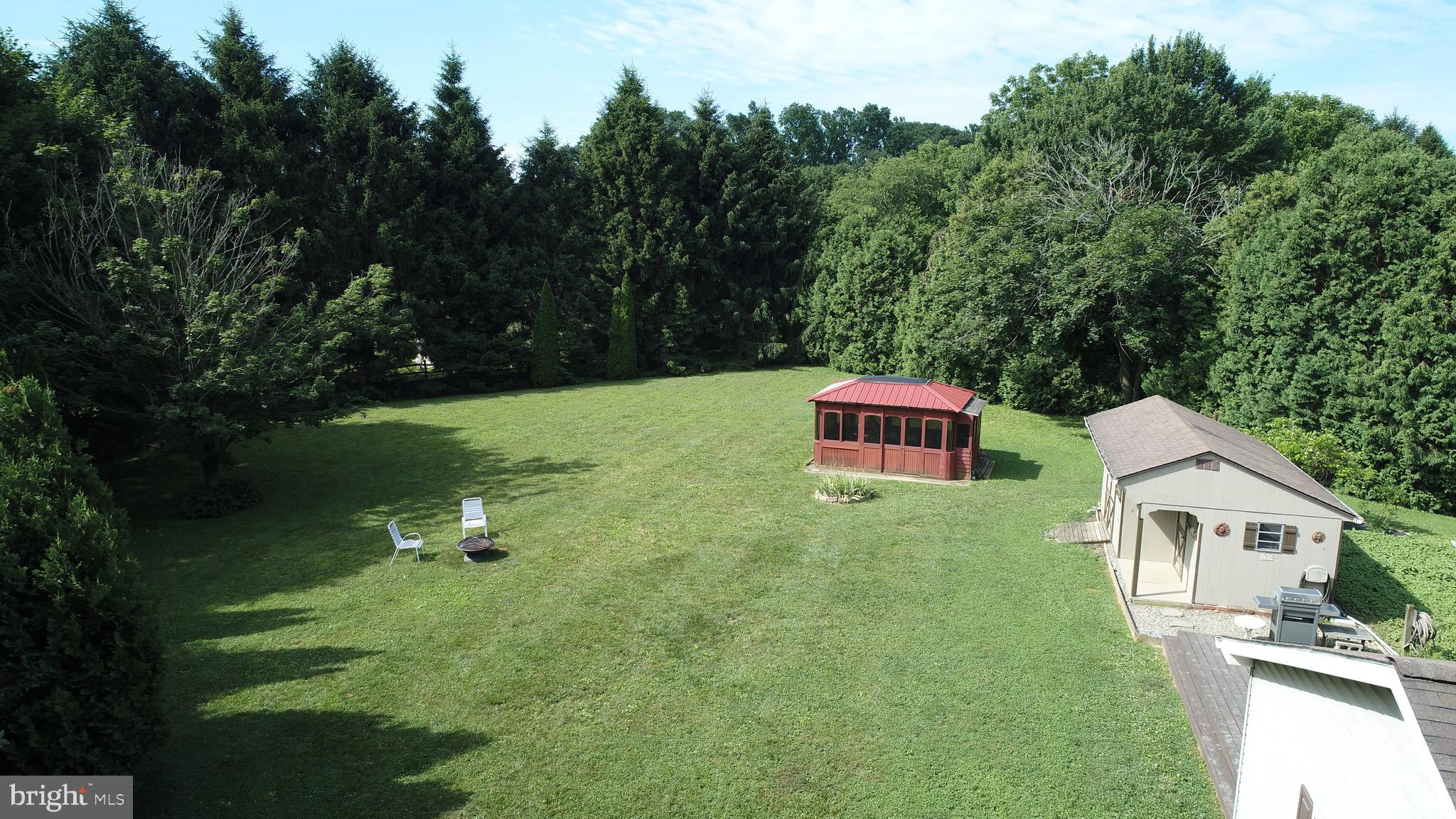 149 Paschall Mill Road West Grove, PA 19390 - Photo 29 of 37 Aerial view of large fenced in backyard