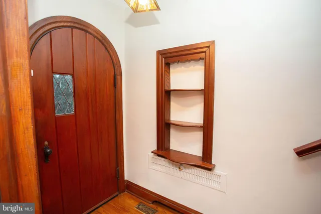 a view of front door