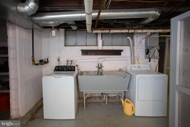 a room with storage and utility